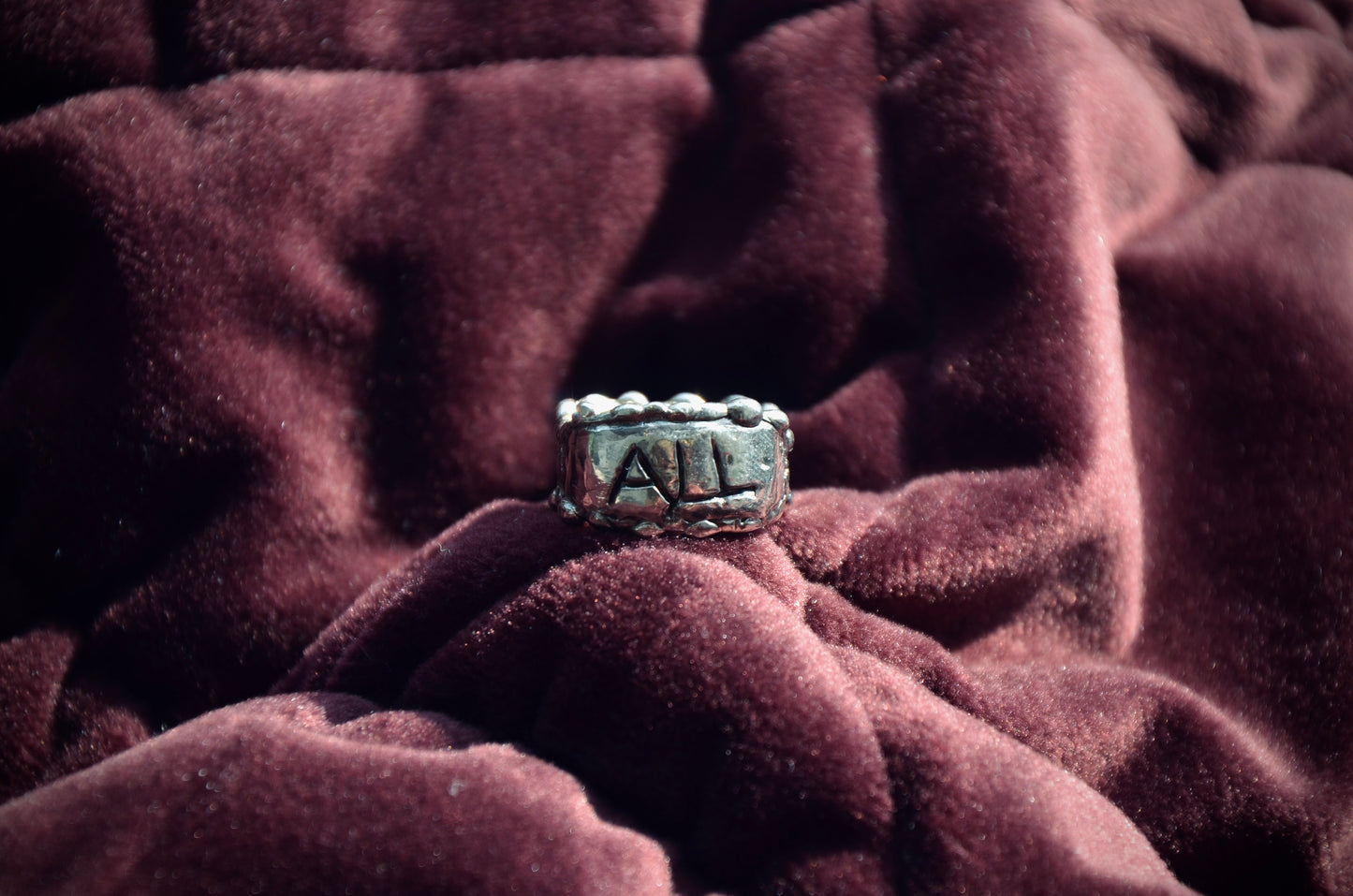 Mantra Ring: Love is all, all for love